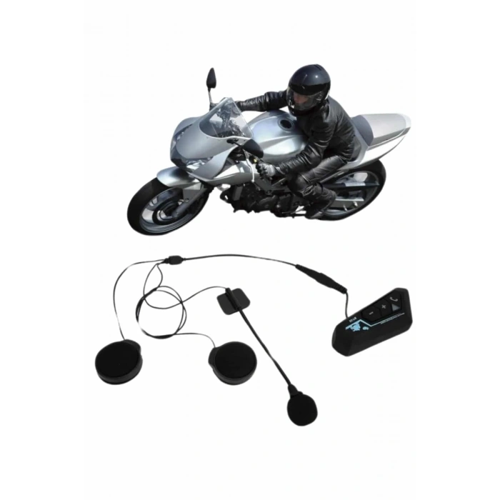 USLUCAN ALIŞVERİŞ Bluetooth Kask Kulaklığı Intercom 5.0 Bluetooth Android ve İOS Uyumlu