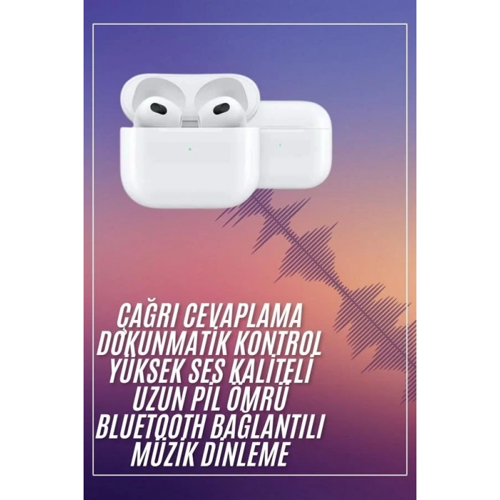USLUCAN ALIŞVERİŞ Bluetooth Kulaklık 3. Nesil Ios Android Uyumlu Yeni Nesil Wireless Charge