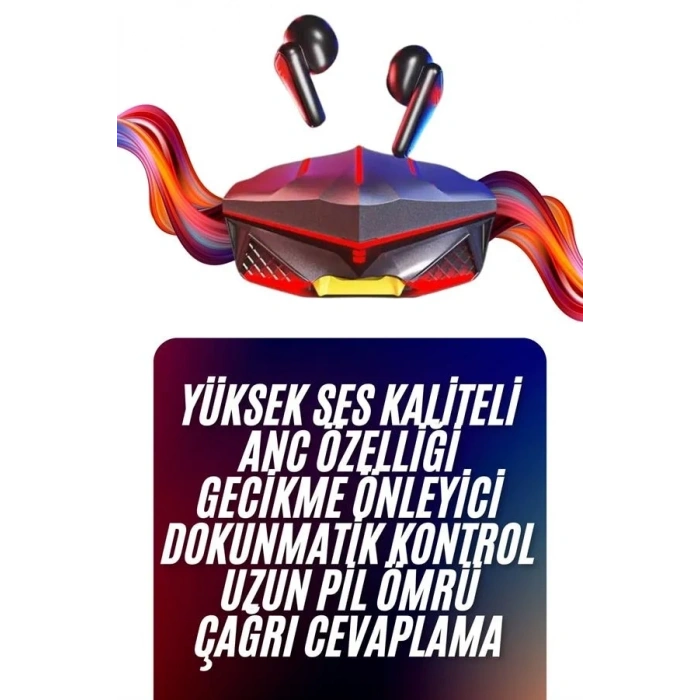 USLUCAN ALIŞVERİŞ Bluetooth Kulaklık HD Ses Kaliteli Işıklı Metal Kasa Ios Android Uyumlu Mikrofonlu
