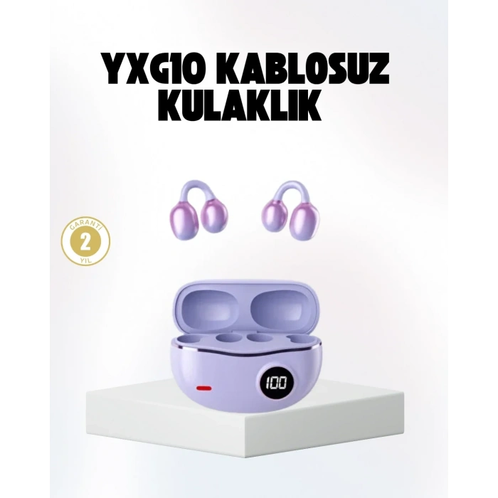 USLUCAN ALIŞVERİŞ Bluetooth YXG10 Kulak Arkası Tasarım Cilt Dostu Silikon Hafif Yapı