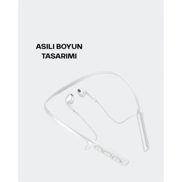 USLUCAN ALIŞVERİŞ Boyun Askılı Kablosuz Kulaklık – Uzun Süreli Batarya Performansı