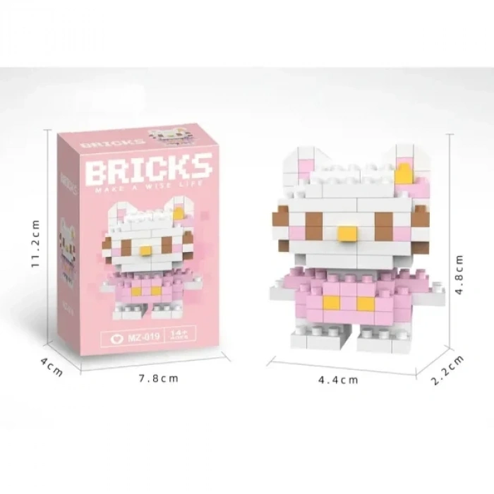 USLUCAN ALIŞVERİŞ Bricks Hello Kitty Mini Lego Figürü