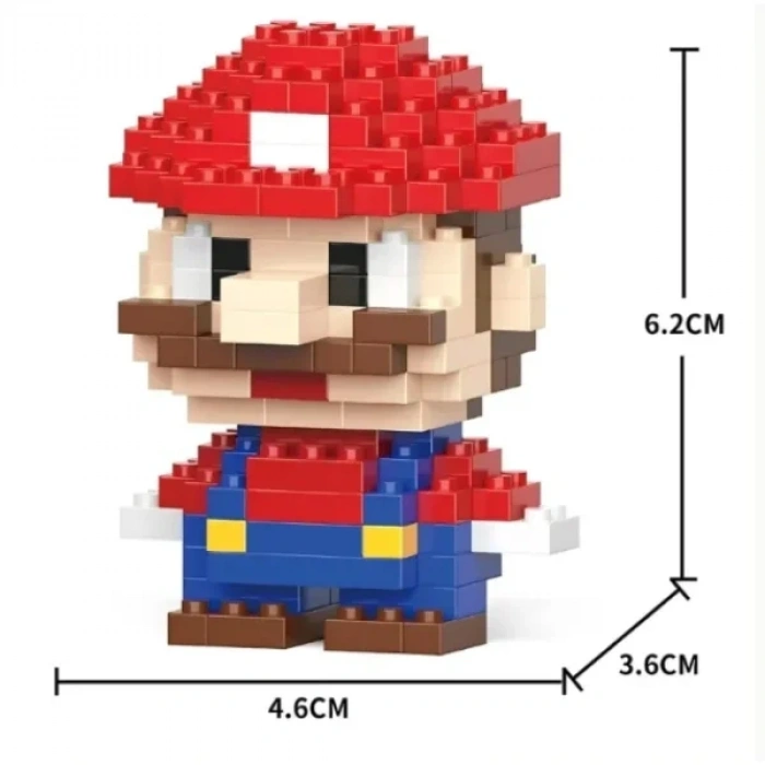 USLUCAN ALIŞVERİŞ Bricks Super Mario Mini Lego Figürü