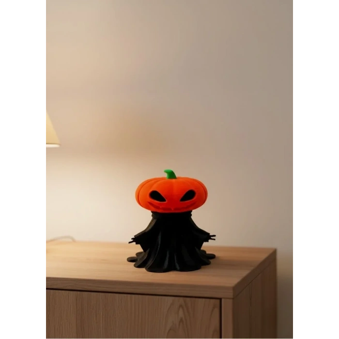 USLUCAN ALIŞVERİŞ Cadılar Bayramı Temalı Balkabağı Figür 9cm Dekor Objesi