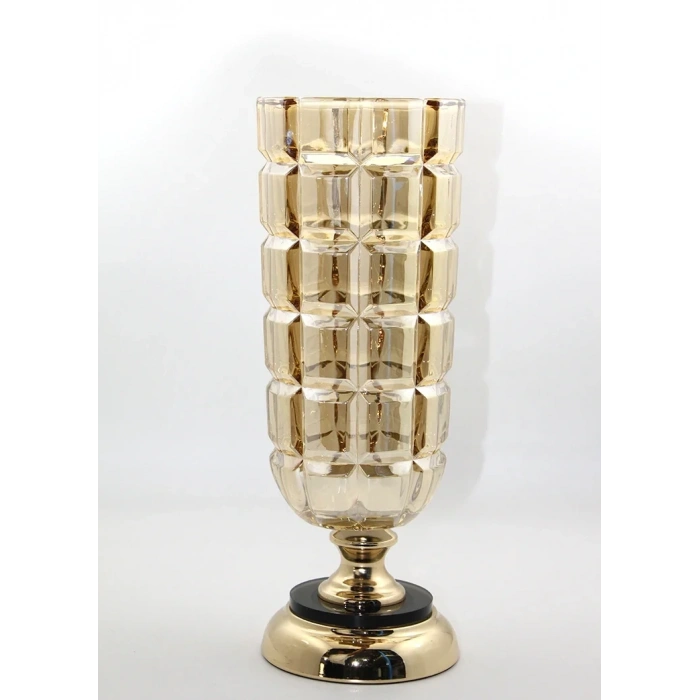 USLUCAN ALIŞVERİŞ Cam Şamdan Tekli Model 4