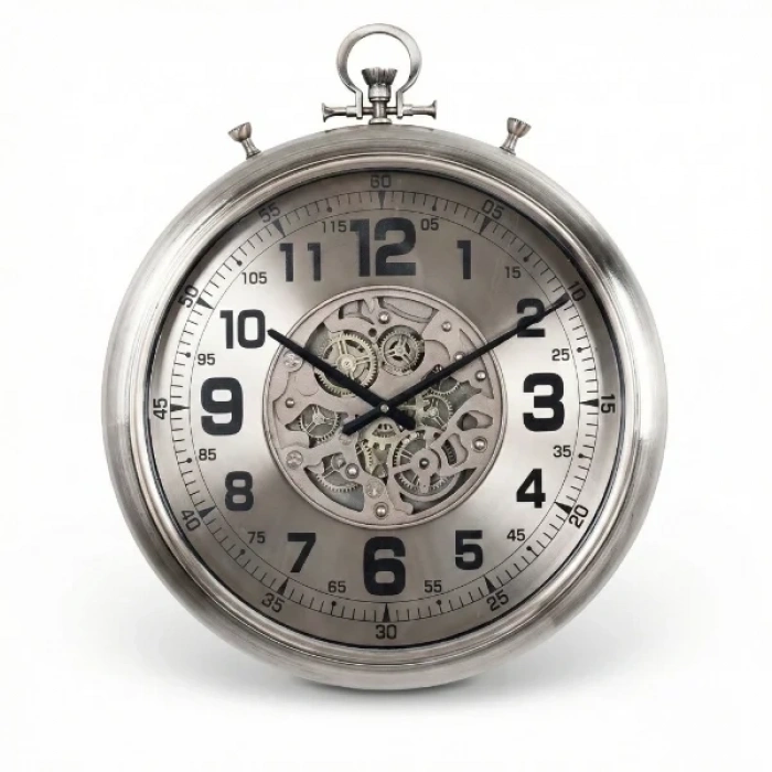 USLUCAN ALIŞVERİŞ Çarklı Duvar Saati 52 cm