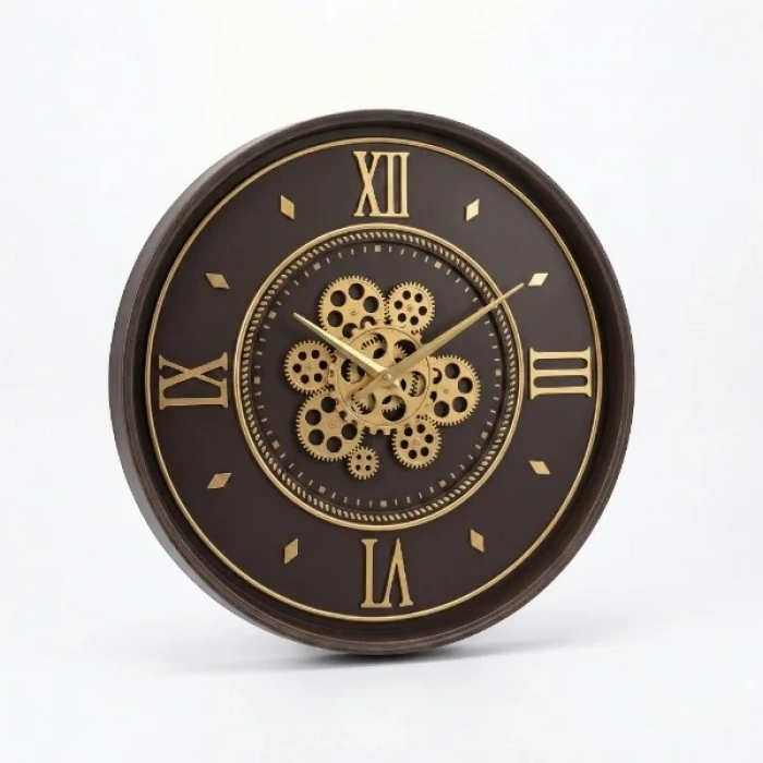 USLUCAN ALIŞVERİŞ Çarklı Duvar Saati 55 cm