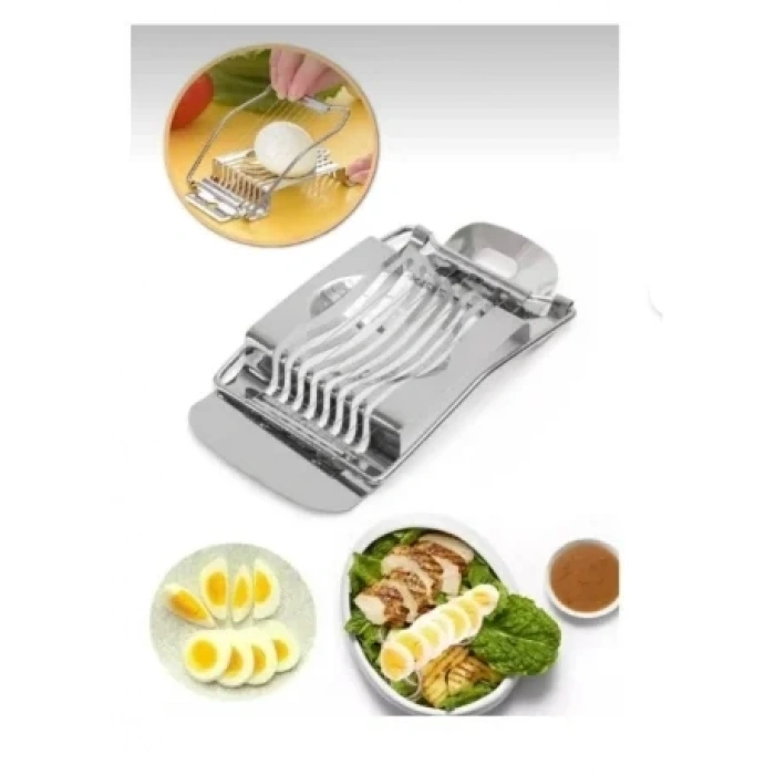 USLUCAN ALIŞVERİŞ Çelik Pratik Yumurta Dilimleyici