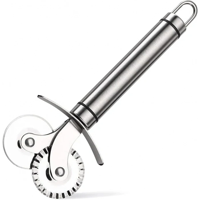 USLUCAN ALIŞVERİŞ Çift Başlıklı Pizza Hamur Bıçağı