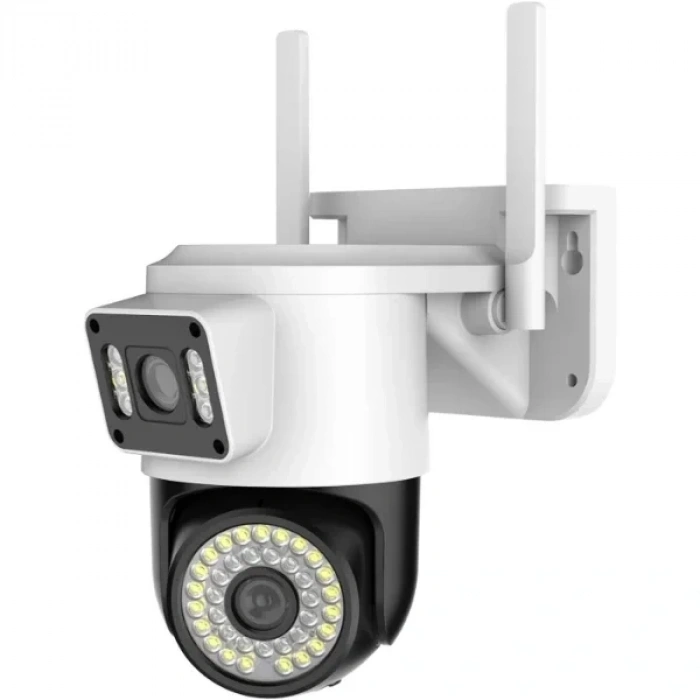 USLUCAN ALIŞVERİŞ Çift Lensli Dış Mekan Wi-Fi Kamera