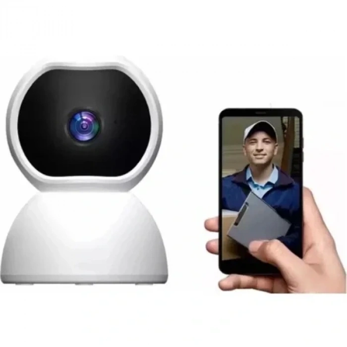 USLUCAN ALIŞVERİŞ Çift Taraflı Ses Özellikli Wi-Fi Kamera
