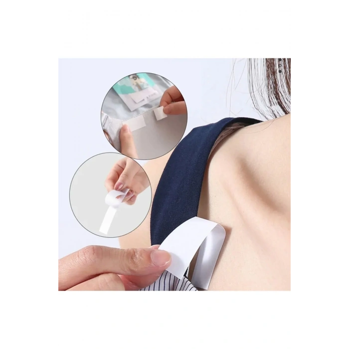 USLUCAN ALIŞVERİŞ Çift Taraflı Vücut Kıyafet Sabitleme Bantı