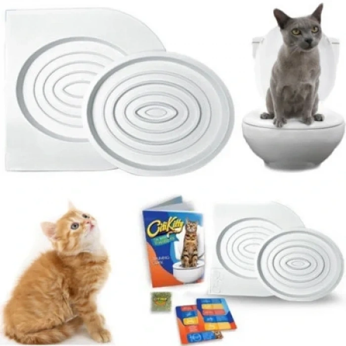 USLUCAN ALIŞVERİŞ CitiKitty Kedi Tuvalet Eğitim Seti