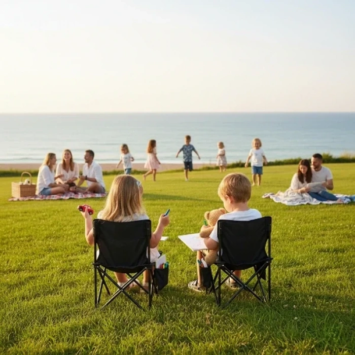 USLUCAN ALIŞVERİŞ Çocuk Kamp Sandalyesi