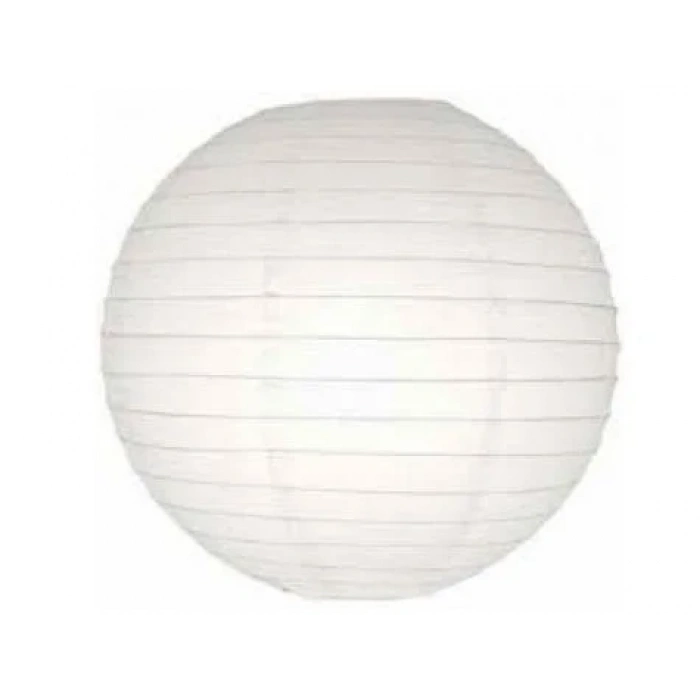 USLUCAN ALIŞVERİŞ Dekoratif Çin Feneri – Kağıt Lamba - Beyaz - DEV BOY