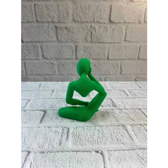 USLUCAN ALIŞVERİŞ DEKORATİF İNSAN FİGÜRÜ YEŞİL
