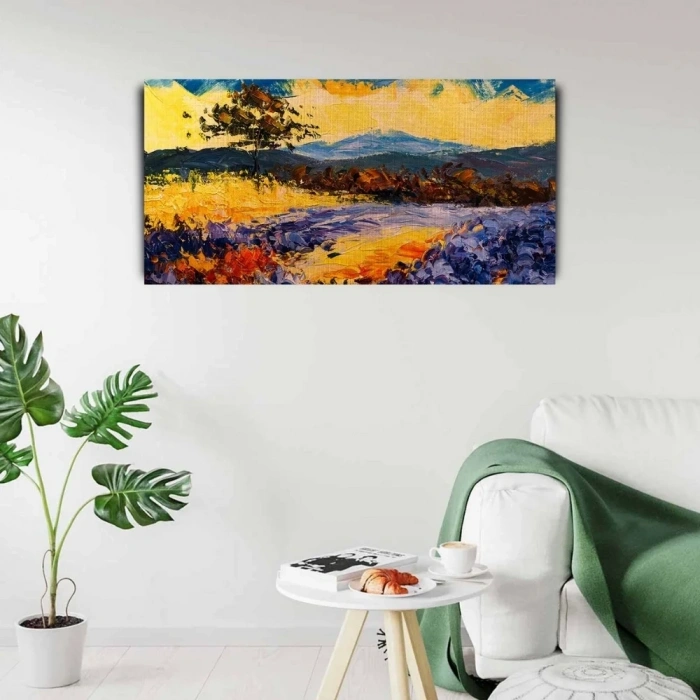 USLUCAN ALIŞVERİŞ Doğa Manzarası Kanvas Tablo 60 x 120