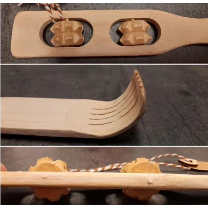 USLUCAN ALIŞVERİŞ Doğal Bambu Kaşınma Ve Masaj Sopası