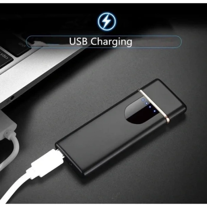 USLUCAN ALIŞVERİŞ Dokunmatik Alevsiz Elektrikli Çakmak