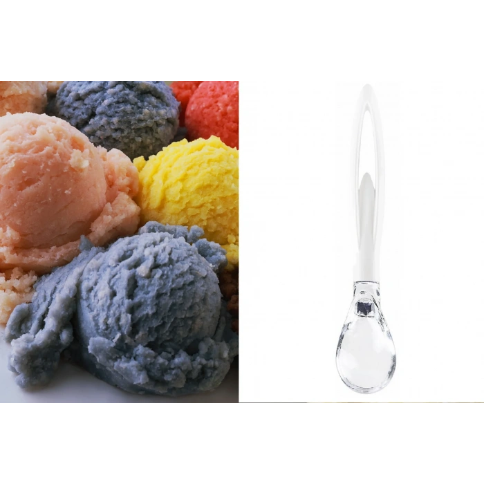 USLUCAN ALIŞVERİŞ Dondurma Kaşığı - Şeffaf Mika Uçlu