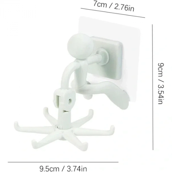 USLUCAN ALIŞVERİŞ Döner Başlı Rambo Askılık