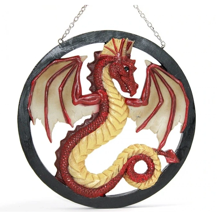 USLUCAN ALIŞVERİŞ Duvara Asmalı Polyester Dragon Pano