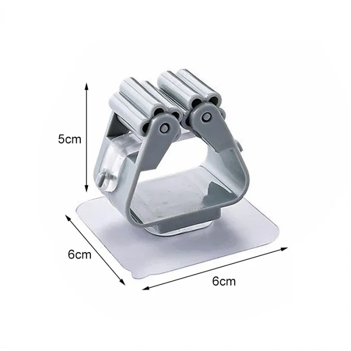 USLUCAN ALIŞVERİŞ Duvara Monte Mop Paspas Tutucu 4 Adet