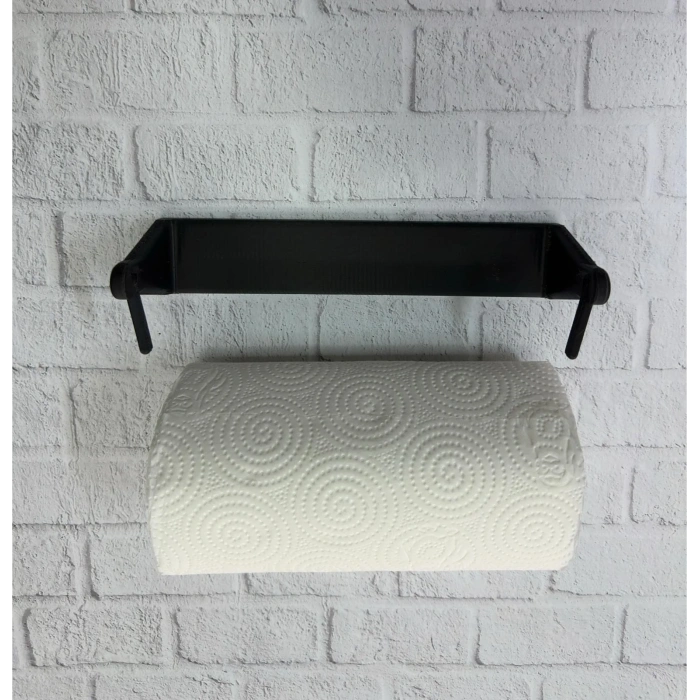 USLUCAN ALIŞVERİŞ Duvara Monte Peçete Tutucu Mutfak Kullanışlı Kağıt Havlu Askısı