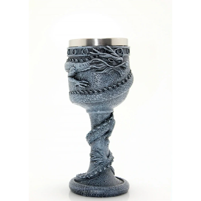 USLUCAN ALIŞVERİŞ Ejderha Tasarımlı Paslanmaz Çelik Kadeh Bardak Model 1