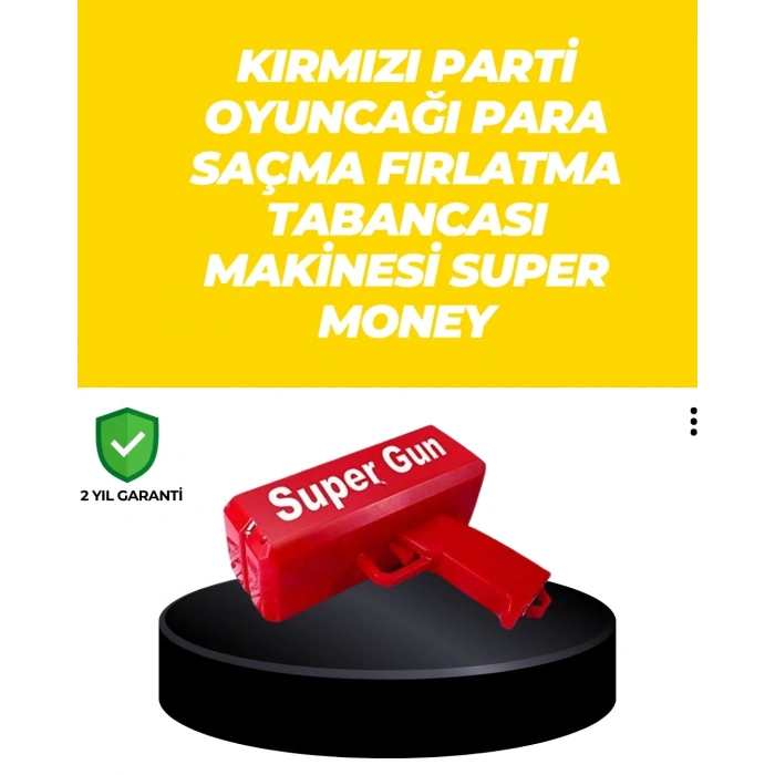 USLUCAN ALIŞVERİŞ Elektrikli Parti Oyuncağı – Para Atan Tabanca