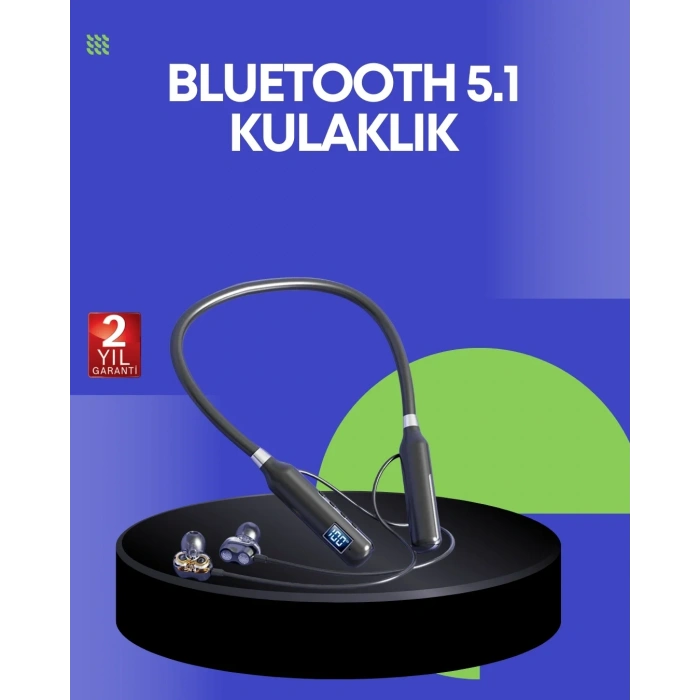 USLUCAN ALIŞVERİŞ Ergonomik Tasarımlı IPX4 Suya Dayanıklı Bluetooth Kulaklık