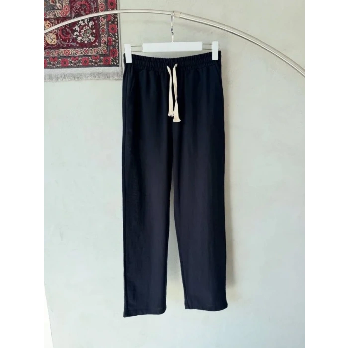 USLUCAN ALIŞVERİŞ Erkek İthal Yıkamalı Keten Pantolon