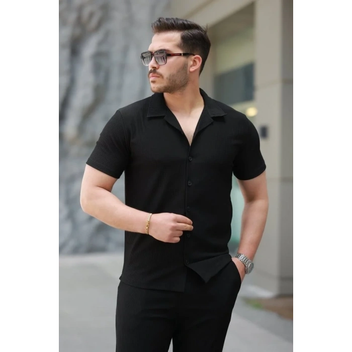 USLUCAN ALIŞVERİŞ Erkek Ottoman Kumaş Pantolon Gömlek Takım