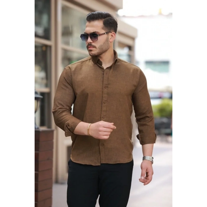 USLUCAN ALIŞVERİŞ Erkek Uzun Kollu Gömlek