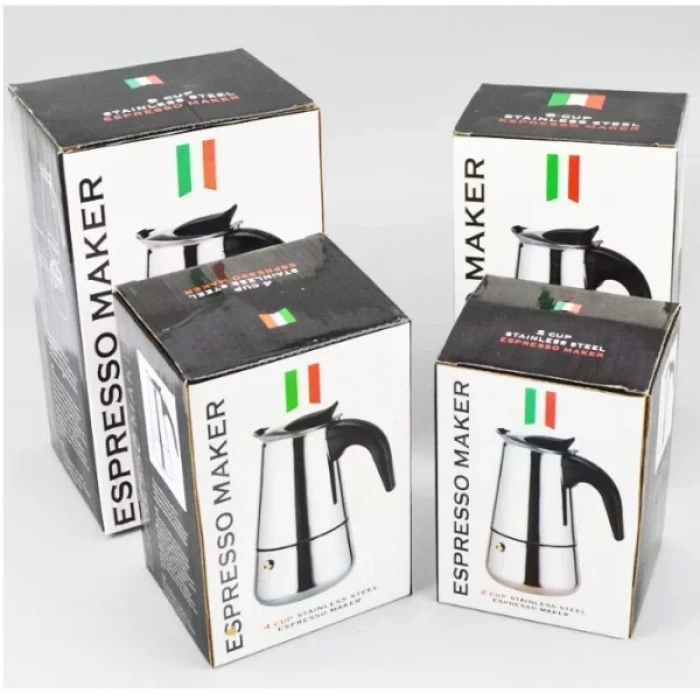 USLUCAN ALIŞVERİŞ Espresso Maker (Moka Pot) 4 Fincan