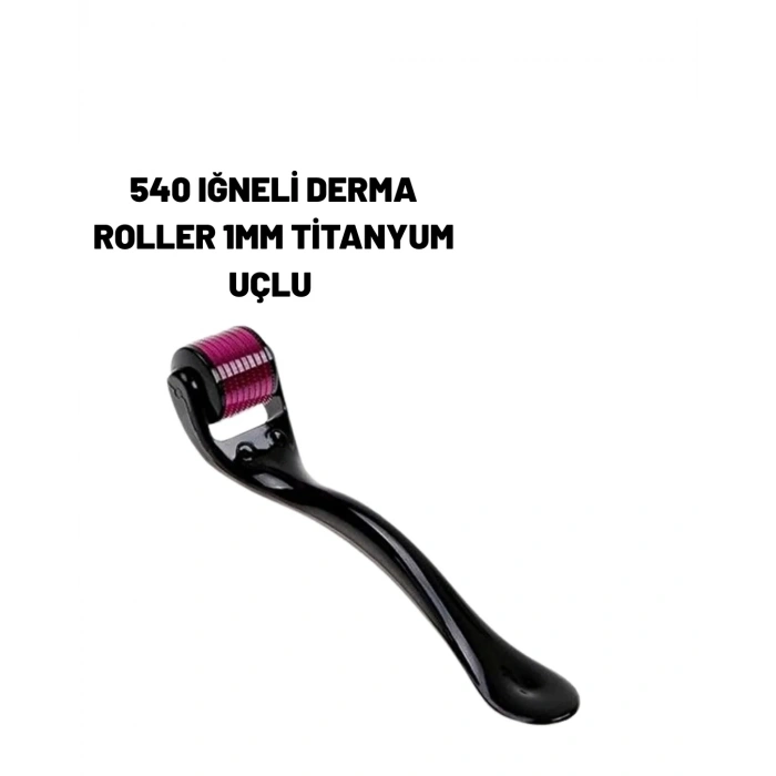USLUCAN ALIŞVERİŞ Ev Tipi Mikro İğneli Cilt Bakım Aleti – 1 mm Titanyum Roller