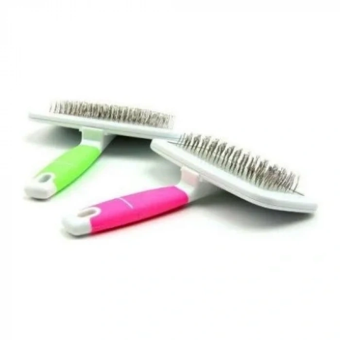 USLUCAN ALIŞVERİŞ Evcil Hayvan Tarama Fırçası - Telli