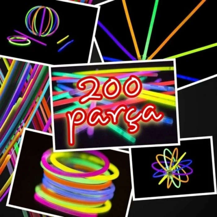 USLUCAN ALIŞVERİŞ Fosforlu Çubuk (200 Parça)