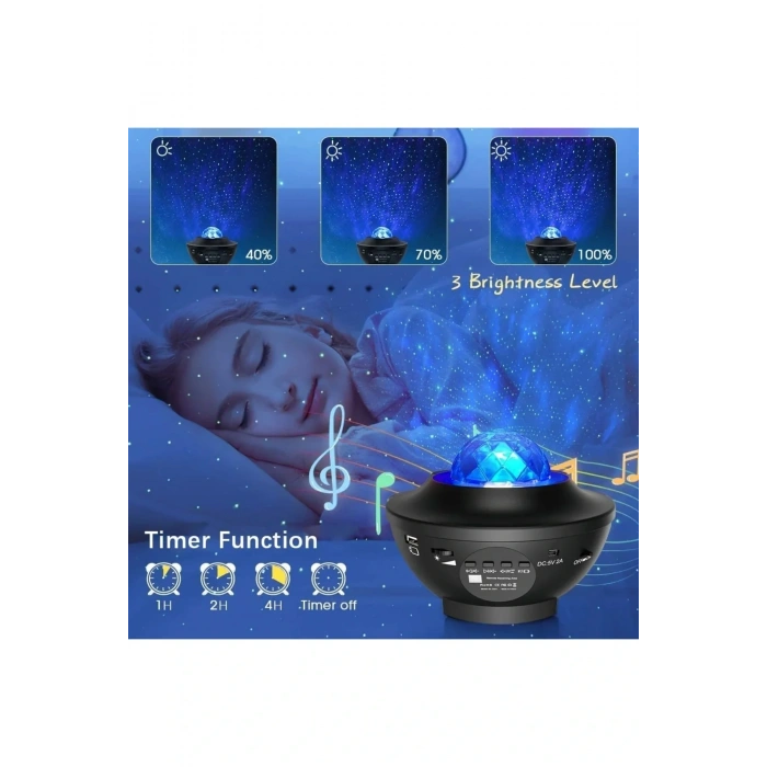 USLUCAN ALIŞVERİŞ Galaxy Cover Multifonksiyon Projektör