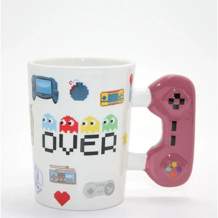 USLUCAN ALIŞVERİŞ Game Over Porselen Kupa Bardak Model 2