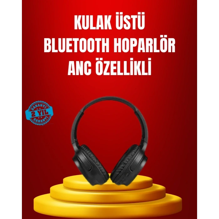 USLUCAN ALIŞVERİŞ Geniş Frekans Aralıklı Bluetooth Kulak Üstü Kulaklık