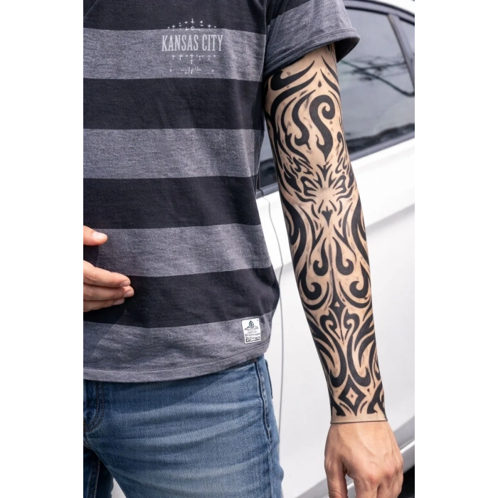 USLUCAN ALIŞVERİŞ Giyilebilir Kol Dövmesi 3D Baskılı 2 Adet - Model 11