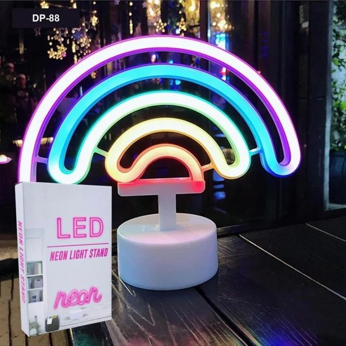 USLUCAN ALIŞVERİŞ Gökkuşağı Neon Led Lamba