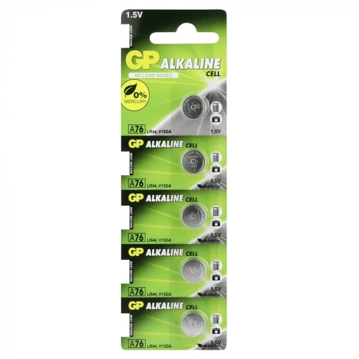 USLUCAN ALIŞVERİŞ GP LR44 A76 1.5V Alkalin Pil 5li Paket