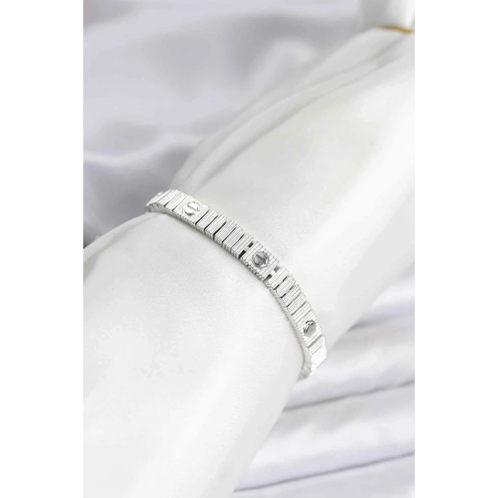 USLUCAN ALIŞVERİŞ Gümüş Renk VIP Seri Bileklik