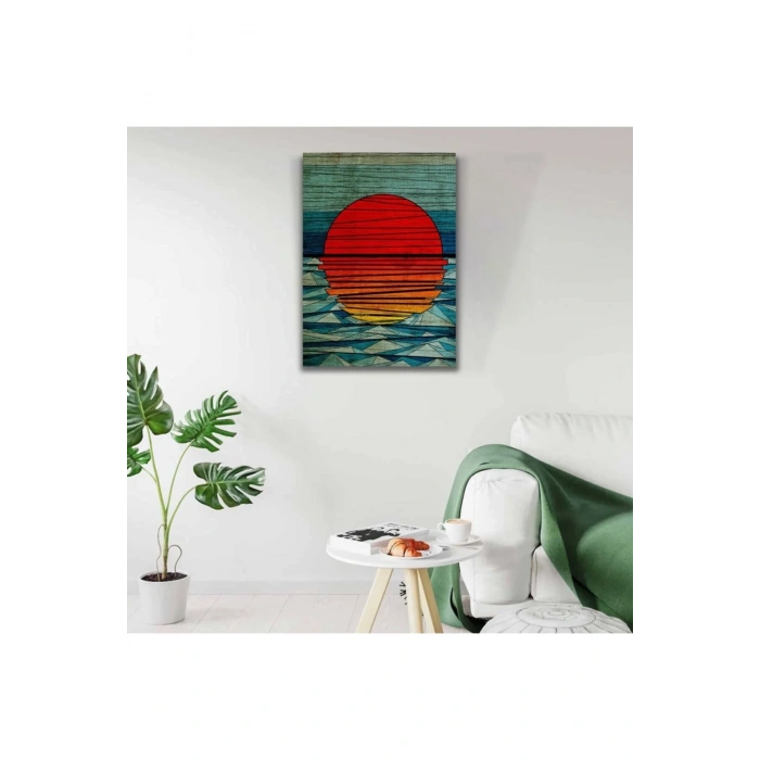 USLUCAN ALIŞVERİŞ Günbatımı Canvas Tablo (50x70)