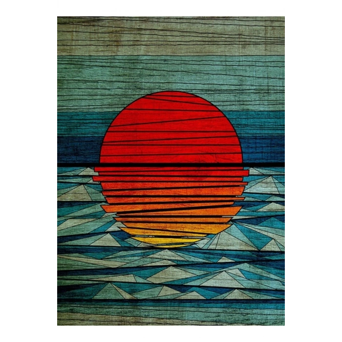 USLUCAN ALIŞVERİŞ Günbatımı Canvas Tablo (50x70)