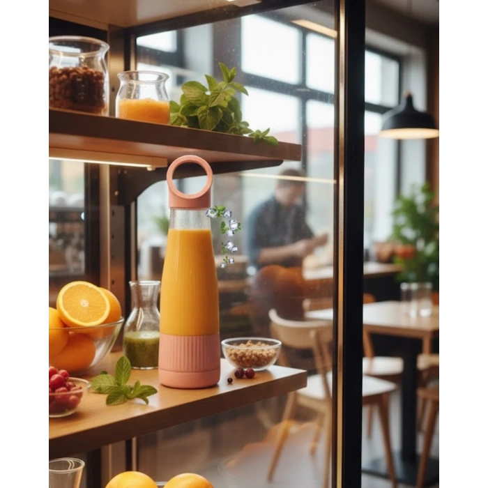 USLUCAN ALIŞVERİŞ Günlük Kullanıma Uygun USB Şarjlı Smoothie Blender