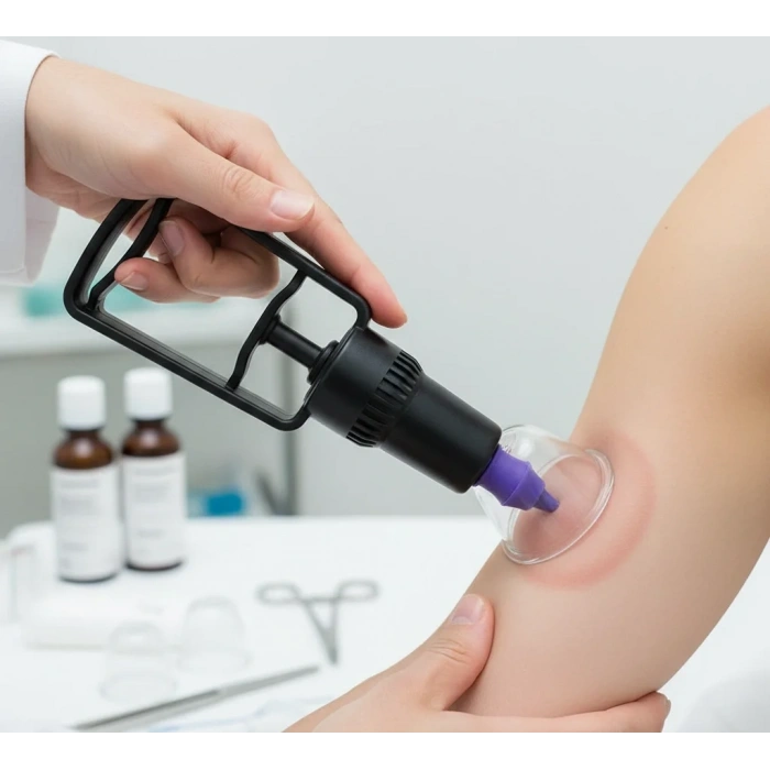 USLUCAN ALIŞVERİŞ Hacamat Pompa 4 Parmak Siyah