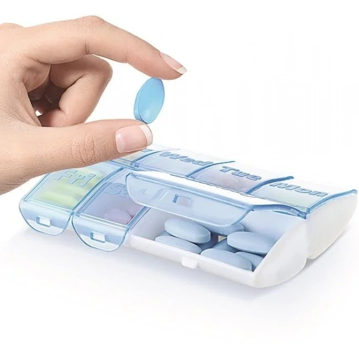 USLUCAN ALIŞVERİŞ Haftalık İlaç Saklama Kutusu